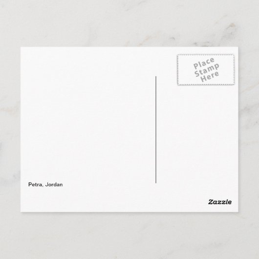 Petra, Jordanië Briefkaart (Achterkant)