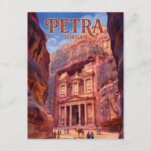 Petra Jordanië Briefkaart
