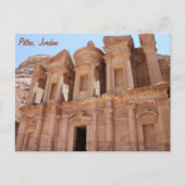 Petra Jordanië het Graf van het Paleis Briefkaart (Voorkant)