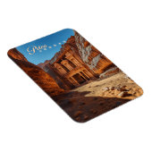 Petra, Jordanië: Iconische Red Rock Tempel Magneet (Rechterzijde)