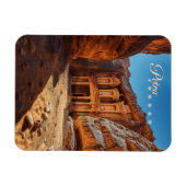 Petra, Jordanië: Iconische Red Rock Tempel Magneet (Horizontaal)