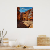 Petra, Jordanië: Iconische Red Rock Tempel Poster (Keuken)
