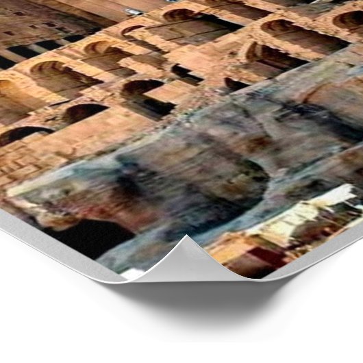 Petra - Jordanië - Poster (Hoek)