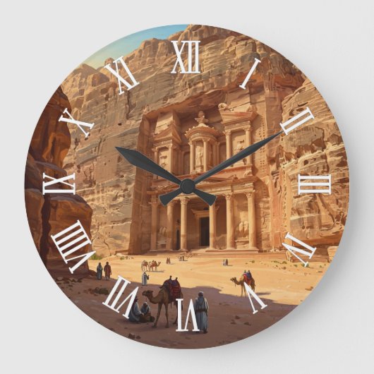 Petra Jordanië Reizen Grote Klok (Voorkant)