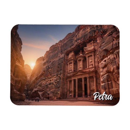 Petra Jordanië Reizen Magneet (Horizontaal)