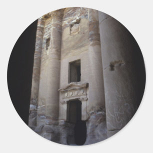 Petra, Jordanië. Ronde Sticker