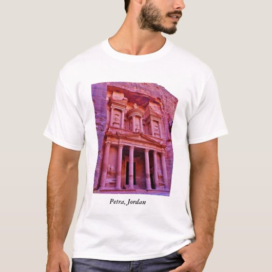 Petra, Jordanië T-shirt (Voorkant)