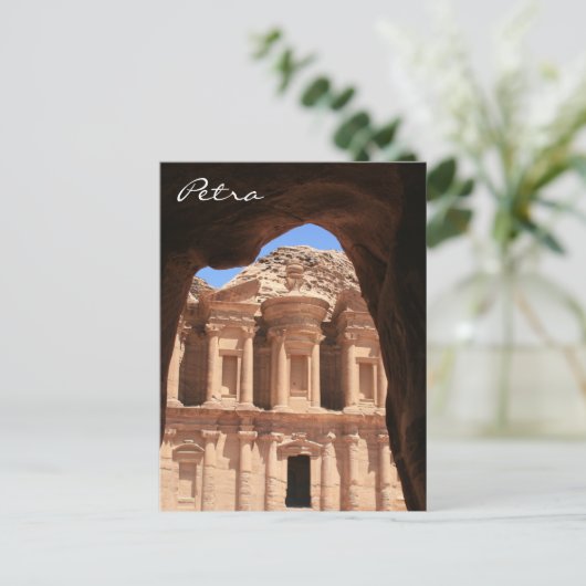 petra klooster archway briefkaart (Staand voorkant)