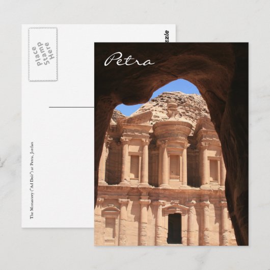 petra klooster archway briefkaart (Voorkant / Achterkant)