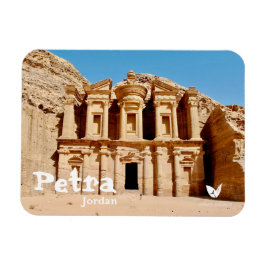 Petra klooster in Jordan magnet door Velvet Escape Magneet