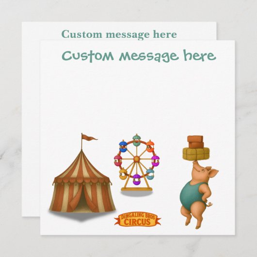 Petra pig balancing act (Voorkant / Achterkant)