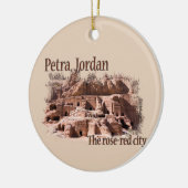 Petra: Roos Red City Keramisch Ornament (Links)