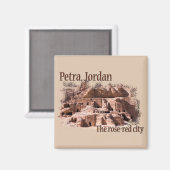 Petra: Roos Red City Magneet (Voorkant / Achterkant)