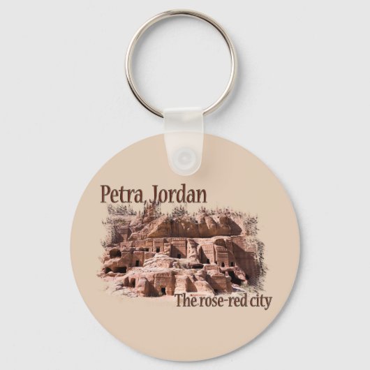 Petra: Roos Red City Sleutelhanger (Voorkant)