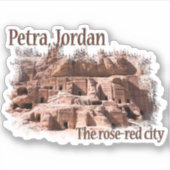 Petra: Roos Red City Sticker (Voorkant)