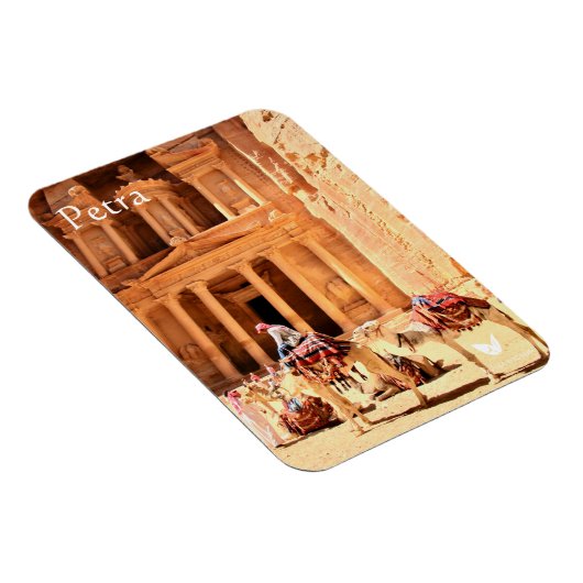 Petra - Schatkist en kamelen - koelkast magnet Magneet (Rechterzijde)