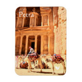 Petra - Schatkist en kamelen - koelkast magnet Magneet (Verticaal)