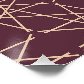 Petra schemering geometrie perfect poster (Hoek)