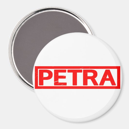 Petra Stamp Magneet (Voorkant / Achterkant)