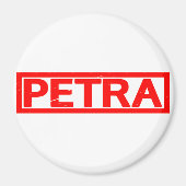 Petra Stamp Magneet (Voorkant)