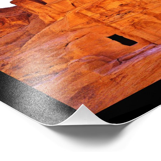 Petra Tombs Foto Afdruk (Hoek)