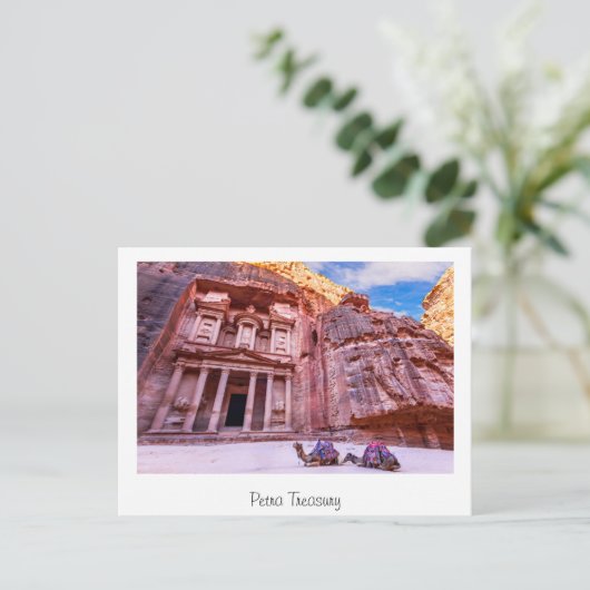 Petra Treasury Briefkaart (Staand voorkant)