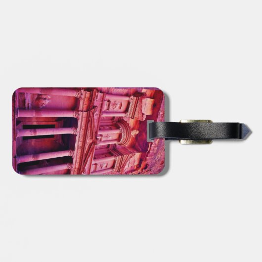 Petra Treasury Building Bagagelabel (Achterkant horizontaal)