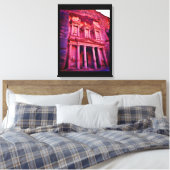 Petra Treasury Building Canvas Afdruk (Insitu (Slaapkamer))