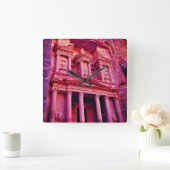 Petra Treasury Building Vierkante Klok (Huis)