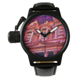 Petra Treasury Building Wrist Watch Horloge