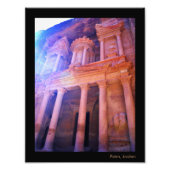 Petra Treasury Foto Afdruk (Voorkant)