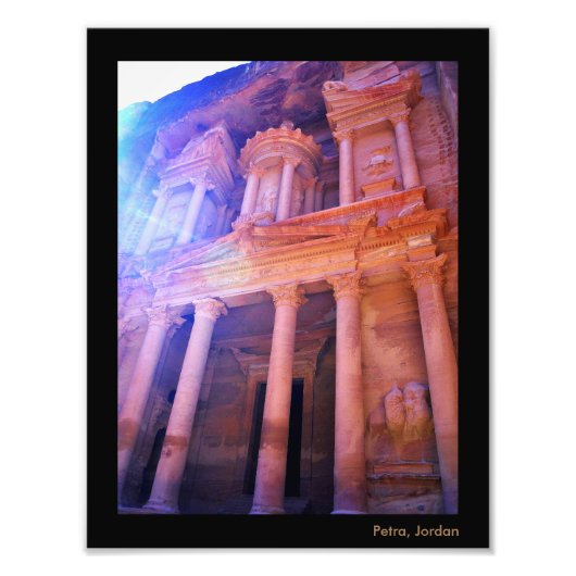 Petra Treasury Foto Afdruk (Voorkant)