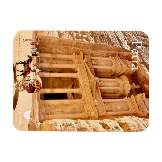 Petra Treasury - fridge magnet Magneet (Horizontaal)