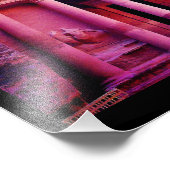 Petra Treasury Photo Print Foto Afdruk (Hoek)