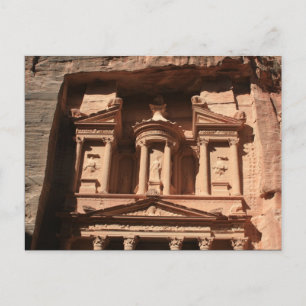petra treasury rock briefkaart