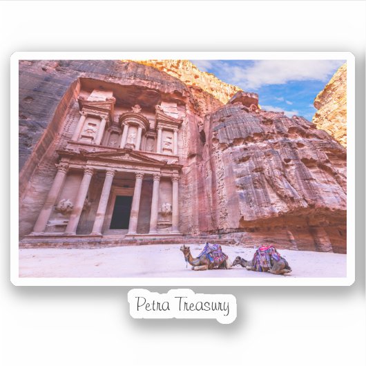 Petra Treasury Sticker (Voorkant)