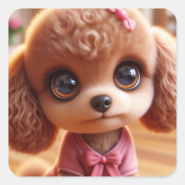 "Petra" Vierkante Sticker