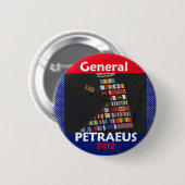 Petraeus 2012 huidige Iraakse Button (Voorkant /achterkant)