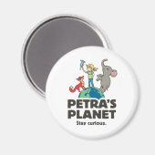 Petra's Planet Magnet (Voorkant / Achterkant)