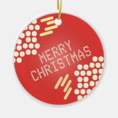 Petri Dish Agar Bord Microbe Microbiologie Docent Keramisch Ornament (Voorkant)