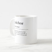 Petrichor Definitie Regenliefhebber Huisdecoratie Koffiemok (Voorkant links)