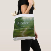 Petrichor: Geur van regen Tote Bag (Dichtbij)