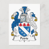 Petrie Family Crest Briefkaart (Voorkant)