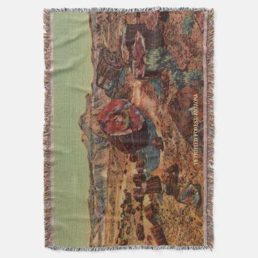  petrified Desert Throw Blanket Deken (Voorkant Verticaal)