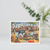 Petrified Forest, Arizona  Big Letters Briefkaart (Staand voorkant)