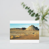 Petrified Forest Desert Arizona Landscape Foto Briefkaart (Staand voorkant)