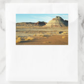 Petrified Forest Desert Arizona Landscape Foto Rechthoekige Sticker (Tas)