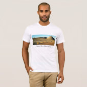 Petrified Forest Desert Arizona Landscape Foto T-shirt (Voorkant volledig)