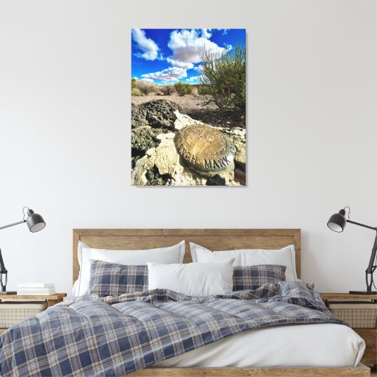 Petrified Forest Mark Canvas Afdruk (Insitu (Slaapkamer))