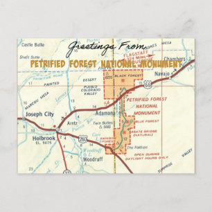 Petrified Forest National Monument  Briefkaart